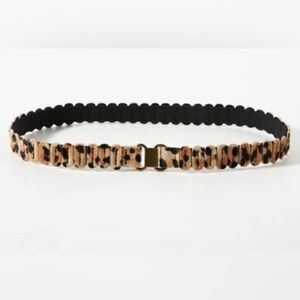 Anthropologie Tabitha Cheetah Animal Print Belt